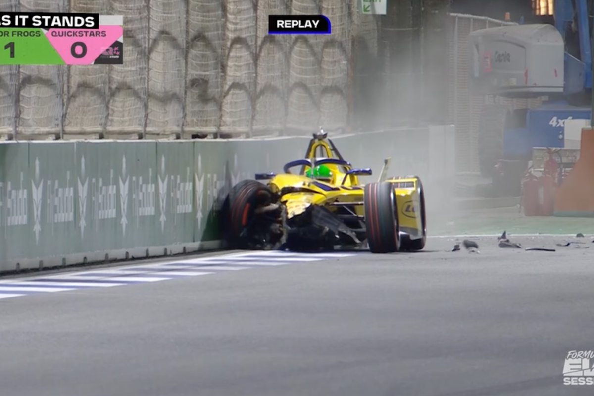 Izzy Hammond Unharmed After Major Formula E Influencer Crash